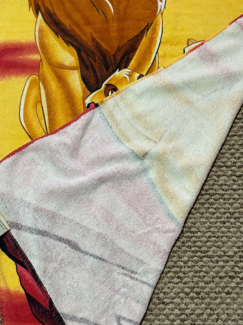 Disney The Lion King Beach Towel - Red, Yellow, Brown
